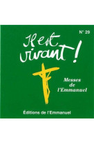 CD IL EST VIVANT ! MESSES DE L EMMANUEL N 1 - CD 29 -   - EMMANUEL