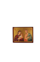 ICONE OR 9X12 SAINTE FAMILLE (HORIZONTALE) -   - CLEMENCES