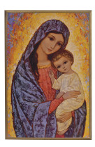 ICONE VIERGE DE LA LUMIERE 30*40CM -   - CLEMENCES