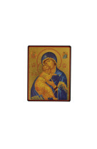 ICONE OR VIERGE DE VLADIMIR 19X24 CM -   - CLEMENCES