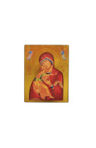 ICONE OR NOTRE DAME DES ANGES / 12*15 CMS -   - CLEMENCES