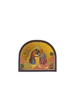 ICONE LA SAINTE FAMILLE A NOEL / 15*18 CMS -   - CLEMENCES