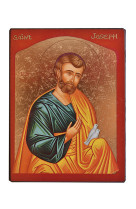 ICONE SAINT JOSEPH AUX COLOMBES / 8*10 CMS -   - CLEMENCES