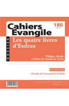 CAHIERS D-EVANGILE 180 - ABADIE PHILIPPE - Cerf