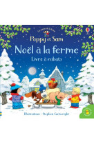 POPPY ET SAM - NOEL A LA FERME - LIVRE A RABATS - CARTWRIGHT/TAPLIN - NC