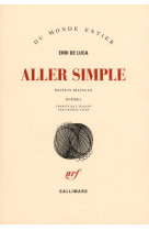 ALLER SIMPLE - DE LUCA ERRI - GALLIMARD