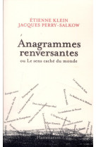 ANAGRAMMES RENVERSANTES - KLEIN/PERRY-SALKOW - FLAMMARION