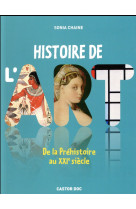 HISTOIRE DE L-ART - DE LA PREHISTOIRE AU XXIEME SIECLE - CHAINE SONIA - Flammarion-Jeunesse