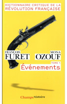 DICTIONNAIRE CRITIQUE DE LA REVOLUTION FRANCAISE T1 - FURET/OZOUF - Flammarion