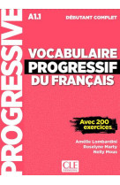 VOCABULAIRE PROGRESSIF DU FRANCAIS - LOMBARDINI/MARTY - CLE INTERNAT