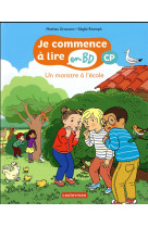 JCL EN BD-CP-UN MONSTRE A L-ECOLE - GROUSSON/RISTROPH - Casterman