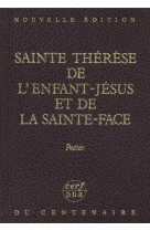 NOUVELLE EDITION DU CENTENAIRE T5 LES POESI ES - THERESE DE LISIEUX - CERF