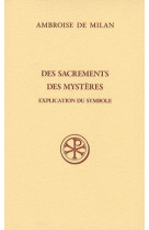 DES SACREMENTS DES MYSTERES SC 25 BIS - AMBROISE DE MILAN - CERF