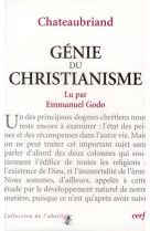 GENIE DU CHRISTIANISME CHATEAUBRIAND - GODO EMMANUEL - CERF