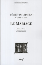 DECRET DE GRATIEN (CAUSES 27 A 36) - GRATIEN - CERF