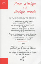 REVUE D-ETHIQUE ET DE THEOLOGIE MORALE NO 302 - COLLECTIF - NC