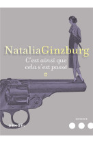 C-EST AINSI QUE CELA S-EST PASSE - GINZBURG NATALIA - Denoël