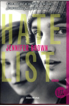 HATE LIST (ED. 2018) - BROWN JENNIFER - ALBIN MICHEL