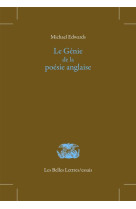 GENIE DE LA POESIE ANGLAISE - EDWARDS MICHAEL - Belles lettres