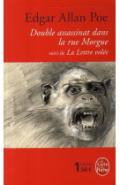 DOUBLE ASSASSINAT DE LA RUE MORGUE, SUIV I DE LA LETTRE VOLEE - POE EDGAR ALLAN - LGF/Livre de Poche