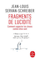 FRAGMENTS DE LUCIDITE - SERVAN-SCHREIBER J-L - NC