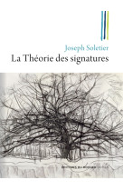 THEORIE DES SIGNATURES - SOLETIER JOSEPH - DU ROCHER