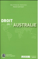 DROIT DE L-AUSTRALIE - COLLECTIF - LGDJ