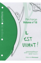 RECHARGE DE PARTITIONS VOL. 18 (2009/2010) POUR CLASSEUR L-INTEGRALE - COMMUNAUTE DE L-EMMA - EMMANUEL