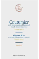 COUTUMIER COMMUNAUTE EMMANUEL - COLLECTIF - EMMANUEL