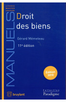 DROIT DES BIENS - MEMETEAU GERARD - LARCIER