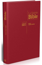 N.T. & PS GROS CARACTERES, RELIE GRENAT - NEG 1979 - MAISON BIBLE