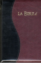 BIBLE SEGOND INTRO, NOTES STANDART, DICO, SIMILICUIR DUO NOIR ET BORDEAUX , FERMETURE ECLAIR TRANCHE OR - SEGOND 21 - MAISON BIBLE