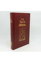 BIBLE EN ITALIEN RELIEE GRENAT - SBG - MAISON BIBLE