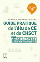 GUIDE PRATIQUE DE L-ELU DE CE DE CHSCT (NED ) - BASSUEL/CADIC - Ed. de l'Atelier