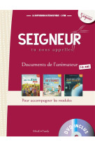 SEIGNEUR TU NOUS APPELLES - DOCUMENT ANIMAT EUR (7-8 ANS)+DVD T1 - DIFFUSION CATECHISTI - Mame