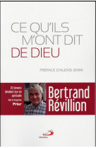 CE QU-ILS M-ONT DIT DE DIEU - REVILLION - Médiaspaul