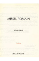 COMPLEMENT AU MISSEL ROMAIN / PF -  A.E.L.F. - MAME DESCLEE