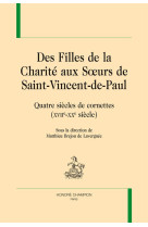 DES FILLES DE LA CHARITE AUX SOEURS DE SAIN T-VINCENT-DE-PAUL - COLLECTIF - H. Champion