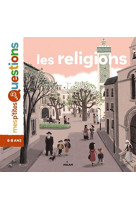 RELIGIONS (LES) MES P-TITES QUESTIONS - HEDELIN PASCALE - BD Kids