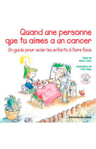 LUTIN-QUAND UNE PERSONNE QUE TU AIMES A UN CANCER - XXX - SIGNE