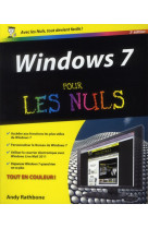 WINDOWS 7 3ED POUR LES NULS - RATHBONE ANDY - FIRST