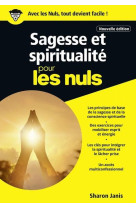 SAGESSE ET SPIRITUALITE POCHE POUR LES NULS - JANIS/TENNANT - First Editions