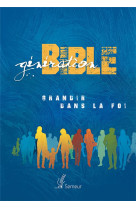 GENERATION BIBLE BLEUE COUVERTURE RIGIDE BLEUE ILLUSTREE - SEMEUR - Excelsis