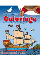 AVENTURIERS COLORIAGE - COLLECTIF - CERISE BLEUE