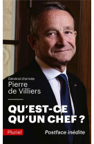 QU-EST-CE QU-UN CHEF ? - DE VILLIERS PIERRE - PLURIEL