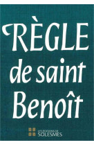 REGLE DE SAINT BENOIT - BENOIT SAINT - SOLESMES