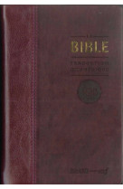 BIBLE TOB SIMILICUIR SEMI RIGIDE TR OR -  Collectif - BIBLI O