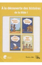 A LA DECOUVERTE DE LA BIBLE - 2/4 ANS - COFFRET -EDITIONS CRER/LUMEN VITAE/AVERBODE - COLLECTIF - CRER