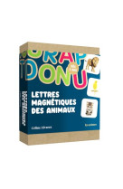 COFFRET LETTRES MAGNETIQUES ANIMAUX CELINE ALVAREZ 53 PIECES - ALVAREZ CELINE - ARENES