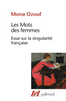 LES MOTS DES FEMMES - OZOUF MONA - GALLIMARD